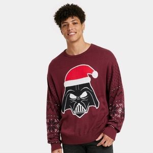 Darth Vader Christmas holiday sweater M